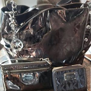 Micheal kors shiny mirrored set of 3